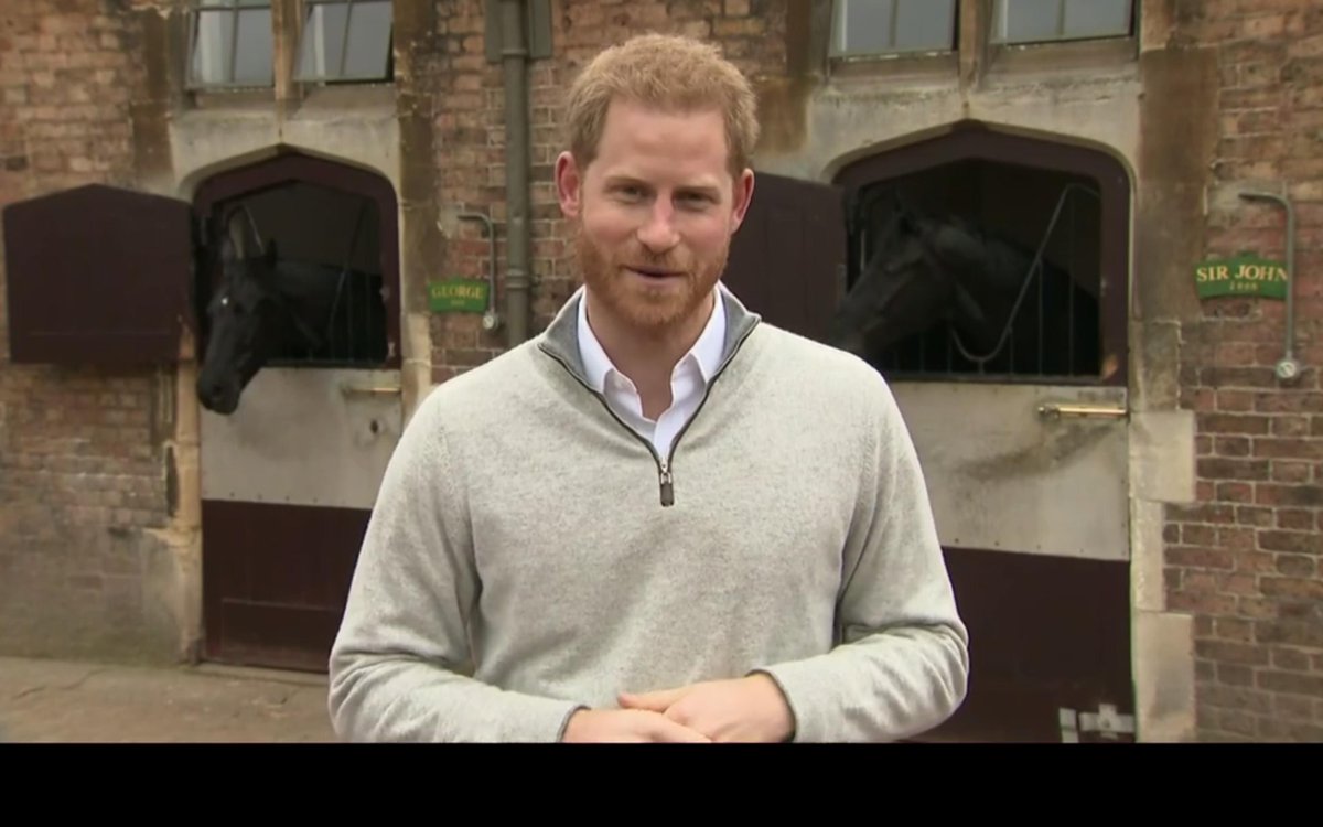 CelebWanker's tweet photo. Hands up who saw Prince Harry announcing the baby this week and couldn't help themself from thinking about his big daddy dick and ginger bush? https://t.co/RQAtjvPPS7