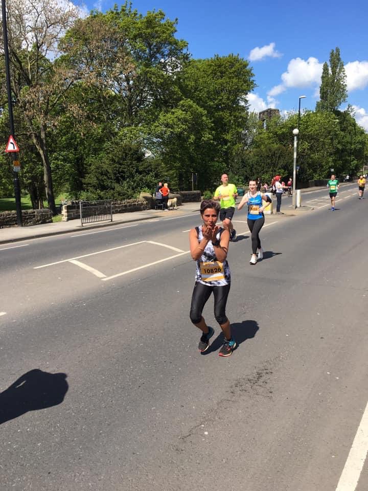 I run for mental & physical health. Today was the  #LeedsHalfMarathon.  So inspired by people overcoming personal struggles to run today. Each and everyone is a champion! And feeling so much love for all the support today, particularly my @WHMparkrun family at the 10m mark ❤️ 🏃🏾‍♂️