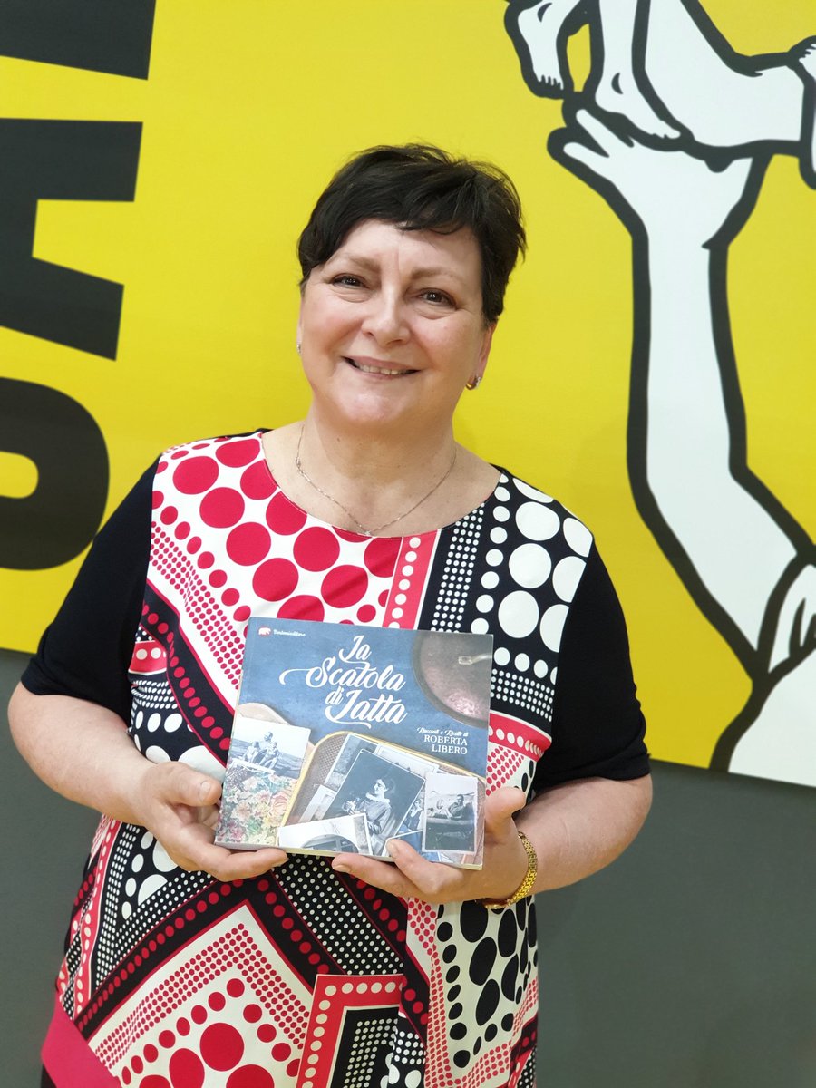 Ed ecco Roberta con il suo libro, finalmente stampato e pronto per essere letto e gustato da tutti voi! #SalTo19