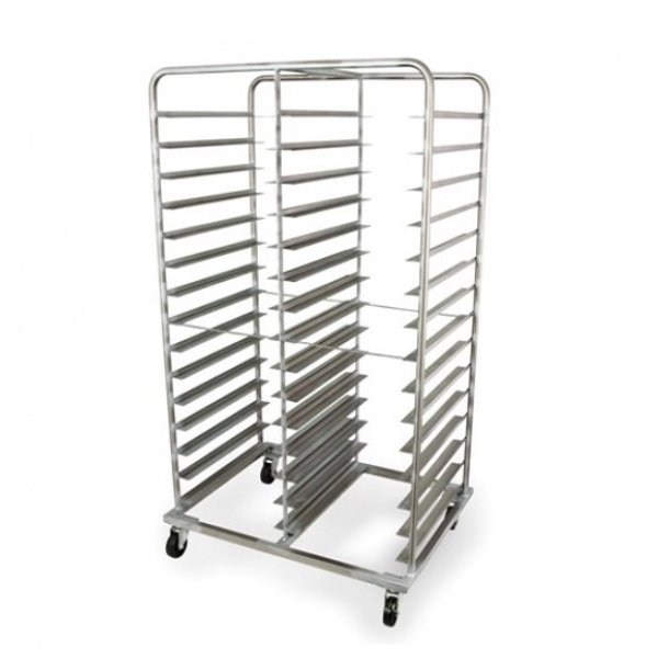 GlobalFoodEquip's tweet photo. GLOBAL FOOD EQUIPMENT ... OVEN RACKS ... DOUBLE, 15 TIER STAINLESS STEEL RACK
..
• Designed for Double Rack Revent Oven
• High temperature swivel castors
• Capacity: 30 shelves
..
https://t.co/flzCm8QQre https://t.co/htCIidGY2c