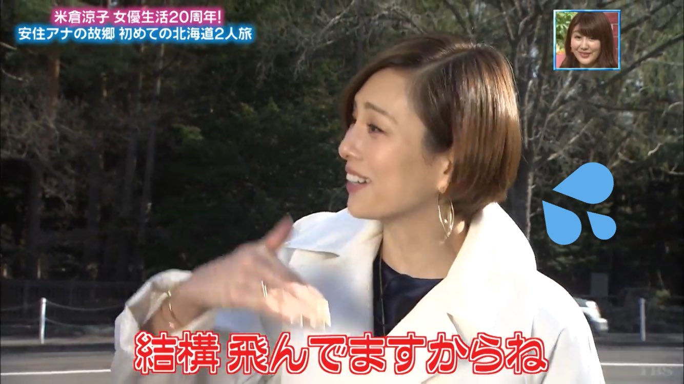 まかろに 安住さんのご実家にご挨拶したかったよねさん やんわりと お断りされて 頰を膨らませてるのが めちゃくちゃかわいい ぴったんこカンカン 米倉涼子 安住紳一郎