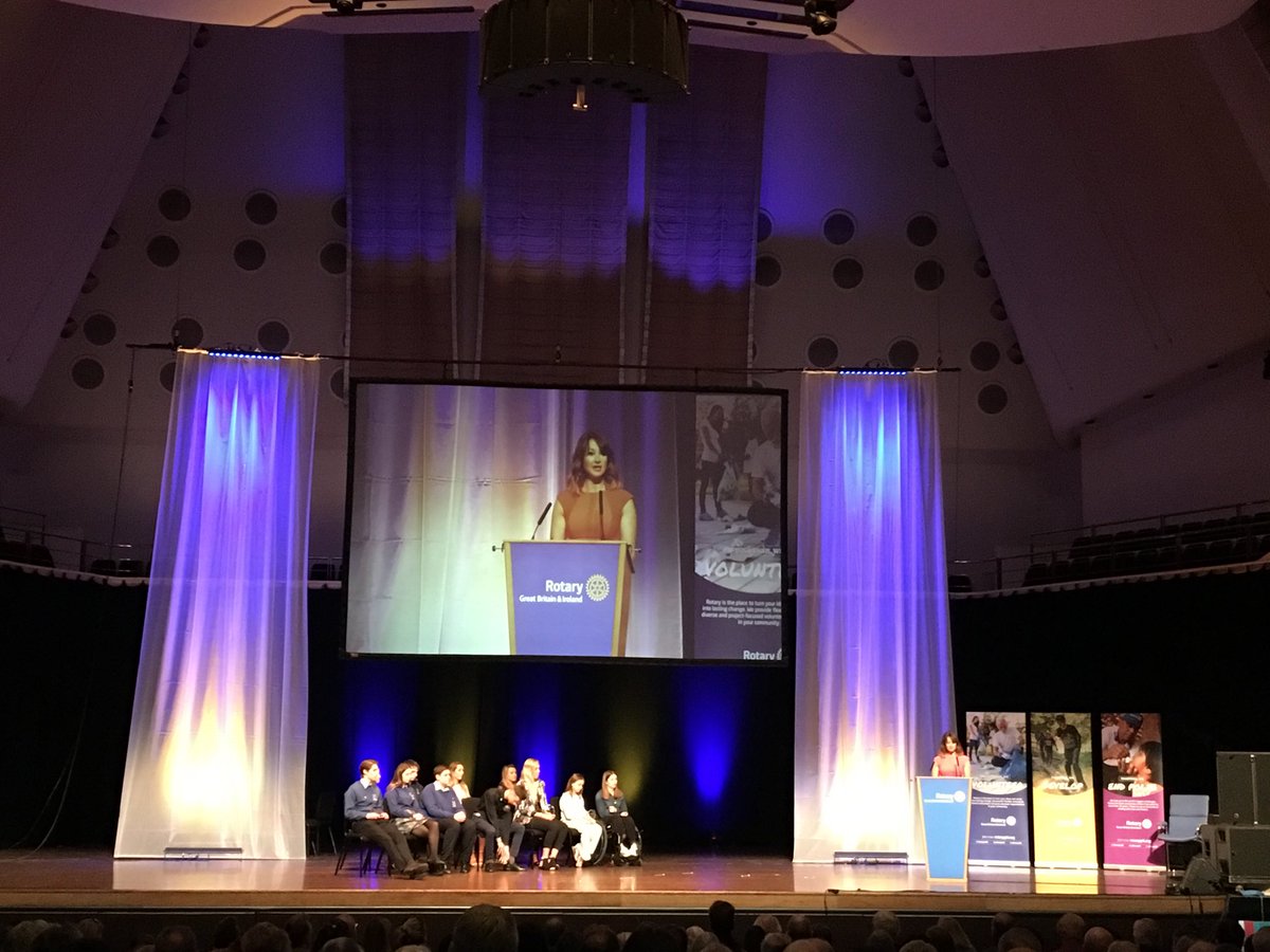 SimonEdmands's tweet photo. Many thanks to @bbcsoutheast’s @EllieCrisell for once again presenting the #Rotary Young Citizen Awards at @RotaryGBI #RotaryConf2019 in #Nottingham - well done to all this year’s amazing winners! 👏🏻👏🏻👏🏻 #RotaryYoungCitizen #PeopleOfAction #RotaryEffect https://t.co/AE1yhWgtND