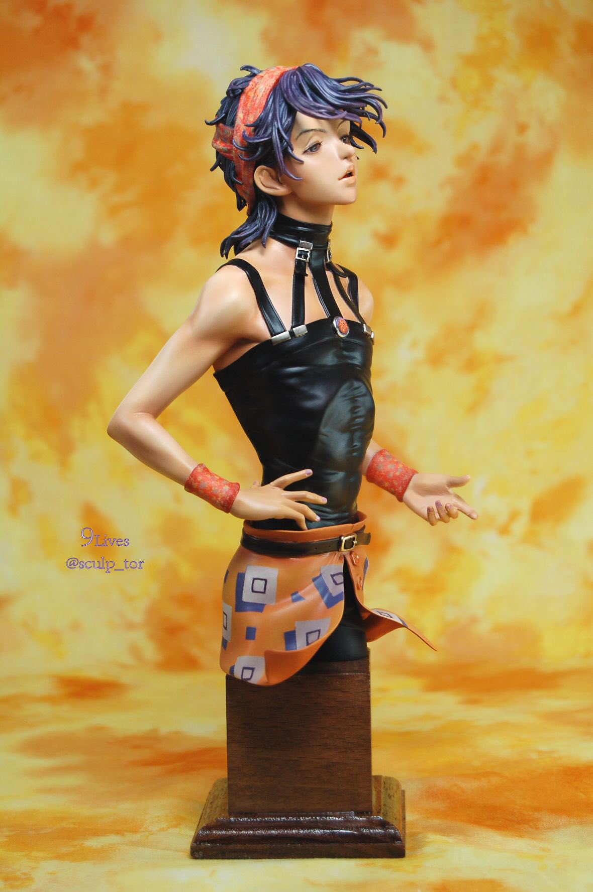 ジョジョ 一番くじ D賞 J賞 ナランチャ・ギルガ フィギュア ピッツァプレート BANDAI (バンダイ) ナランチャ・ギルガ MASTERLISE 一番くじ D賞
