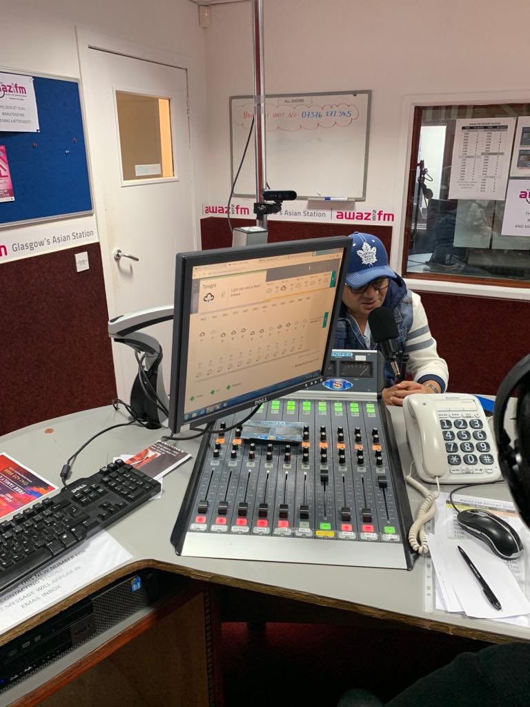rakeshupar's tweet photo. #Glasgow π¬π§ #Shooting π¬π₯ Day 26 #awazfm https://t.co/B57tcj1YuK