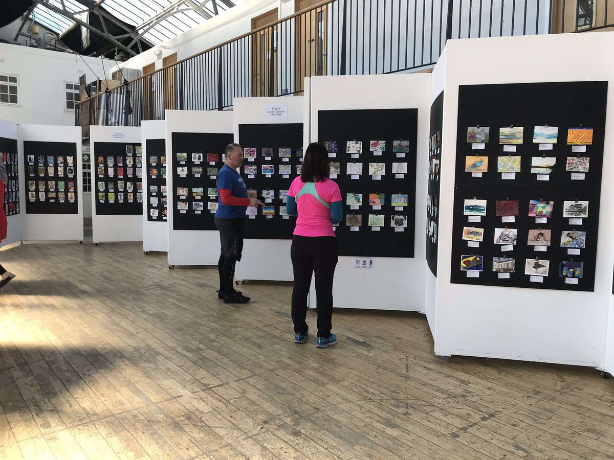 The #TAE19 #twitterartexhibit sale is open today and tomorrow <a href="/ootbdrillhall/">Out of the Blue</a> fundraising for <a href="/artinhealthcare/">Art in Healthcare</a> The cafe is open. Come and grab a coffee and a bite. #leith 10-4pm and tomorrow 10-5pm. Please retweet.