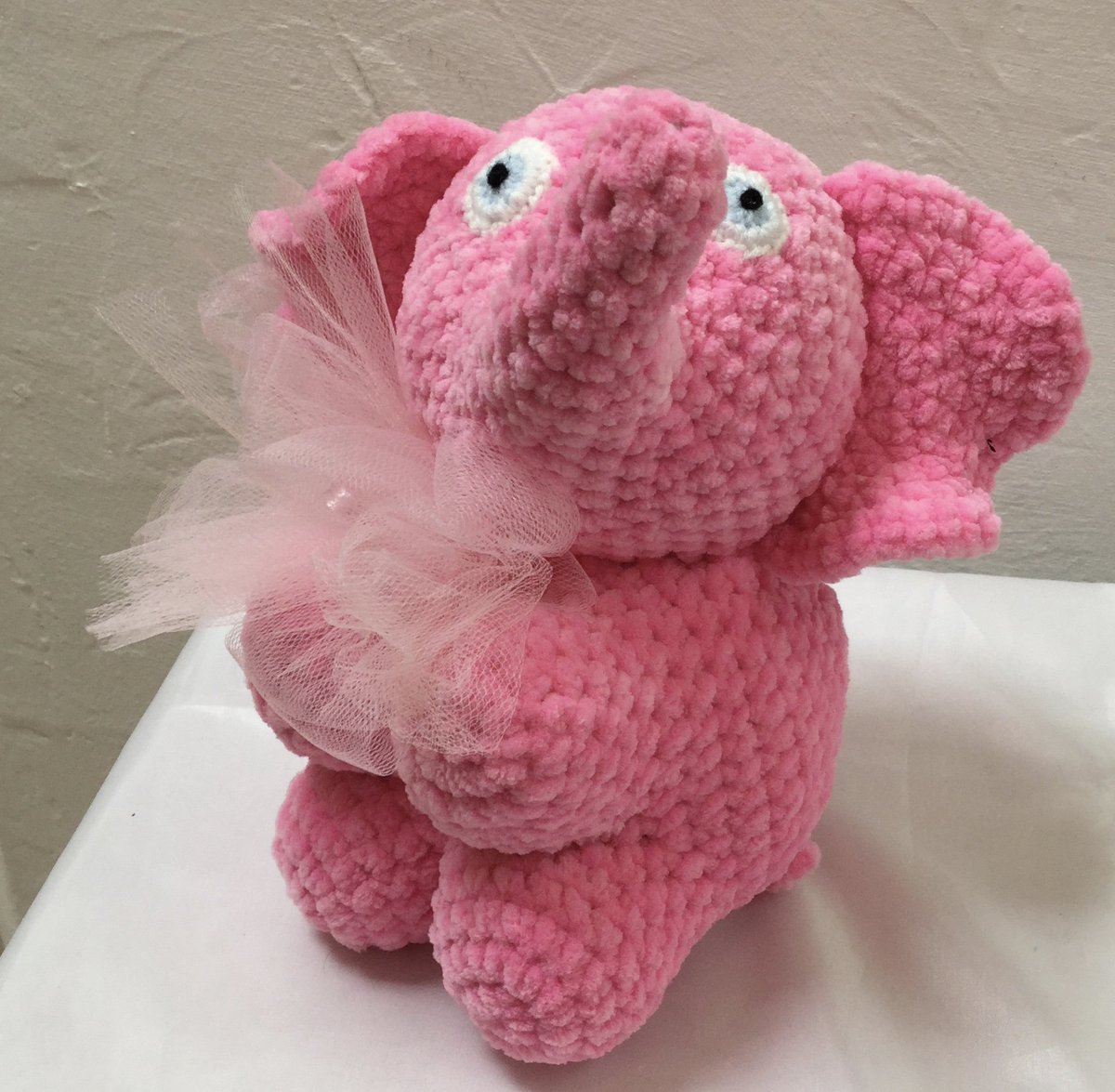 And Crocheted Elephant Rosa!
#babyshower
#1stbirthday
#babygirl
#pinkelephant
#cuddlytoy
#knittedsofttoy
#babygift
#handcrochetedelli
#birthdaygift
#christeninggift
#softtoyelephant
#elephantgift
#amigurumihandmade
