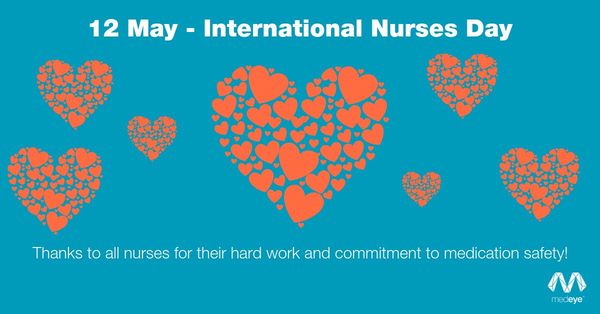 MedeyeUK's tweet photo. Thanks to all nurses for their hard work and commitment to medication safety! #whenyouwanttobesure https://t.co/N4i1suFfeW