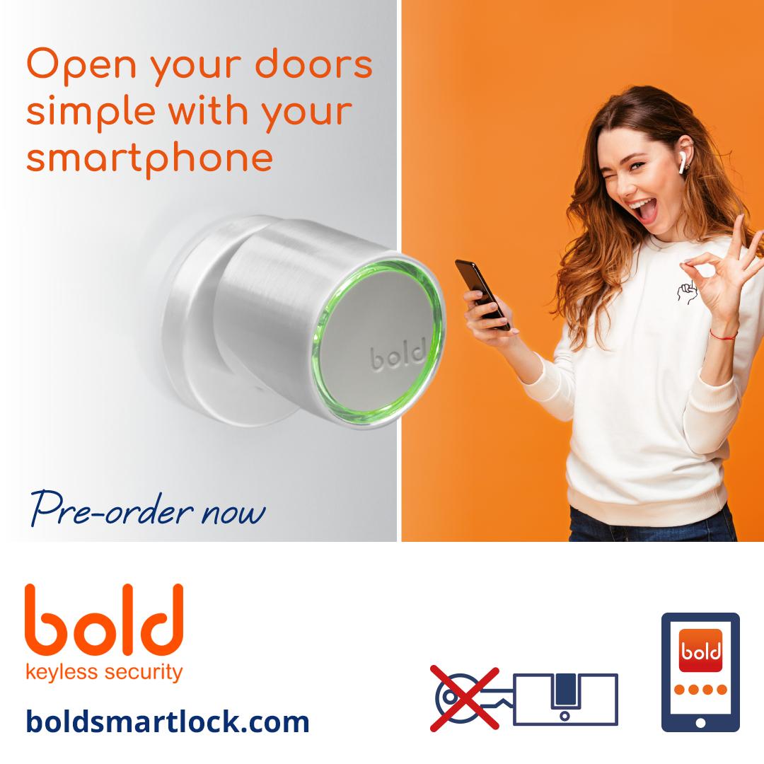 BoldSmartLock's tweet image. Never lose your keys again! Pre-order the Bold Smart Cylinder for a special introduction price.  #boldsmartlock #nomorekeys #smartlock