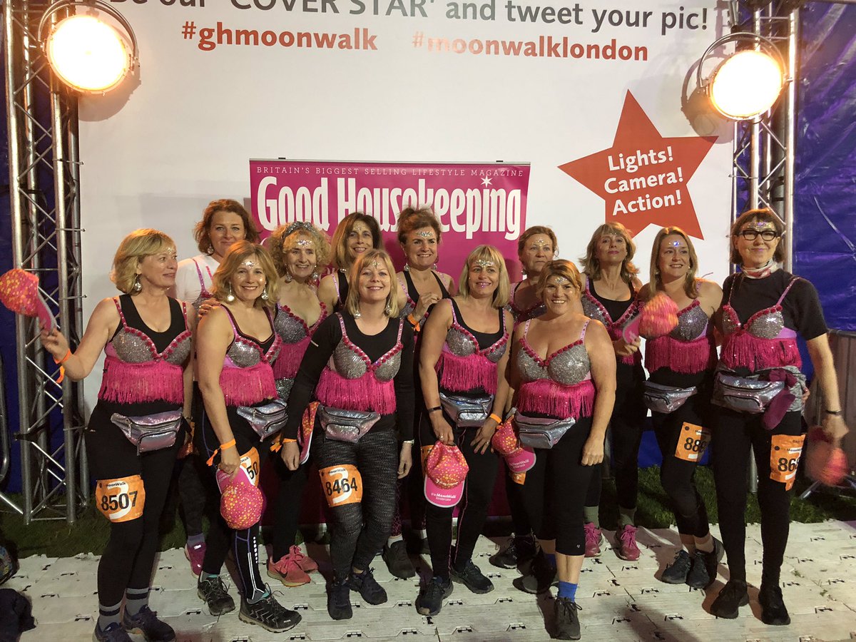 annaforgaard's tweet image. #moonwalklondon2019 the Kings Cliffe Strollers had a ball. Sore feet, no sleep but over £6000 raised. Fabulous evening
