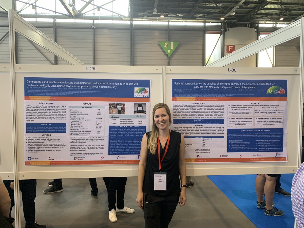 Poster presentations <a href="/suze_toonders/">Suze Toonders</a> about reduced work functioning &amp; patient perpective on a blended and intergrated intervention in patients with MUPS <a href="/MarkvanTilburg/">Mark van Tilburg</a> <a href="/AWFUtrecht/">AWF Utrecht</a> @FontysFPH