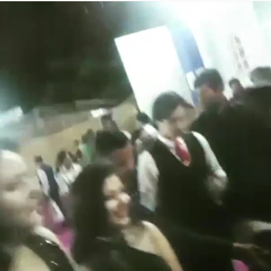 Protective-The crowd went crazy - you rarely see them together in public.Despite all the security he still held back, ensuring no one got too close to her & she kept looking back to make sure he was fine (I think she asked him to come front too) #yrkkh  #shivin  #shivinfeels