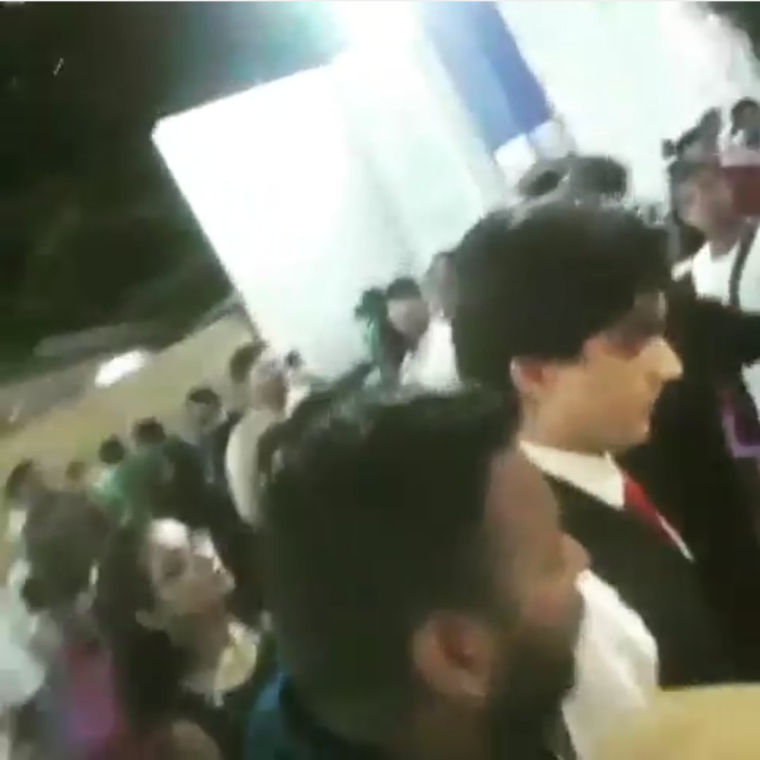 Protective-The crowd went crazy - you rarely see them together in public.Despite all the security he still held back, ensuring no one got too close to her & she kept looking back to make sure he was fine (I think she asked him to come front too) #yrkkh  #shivin  #shivinfeels