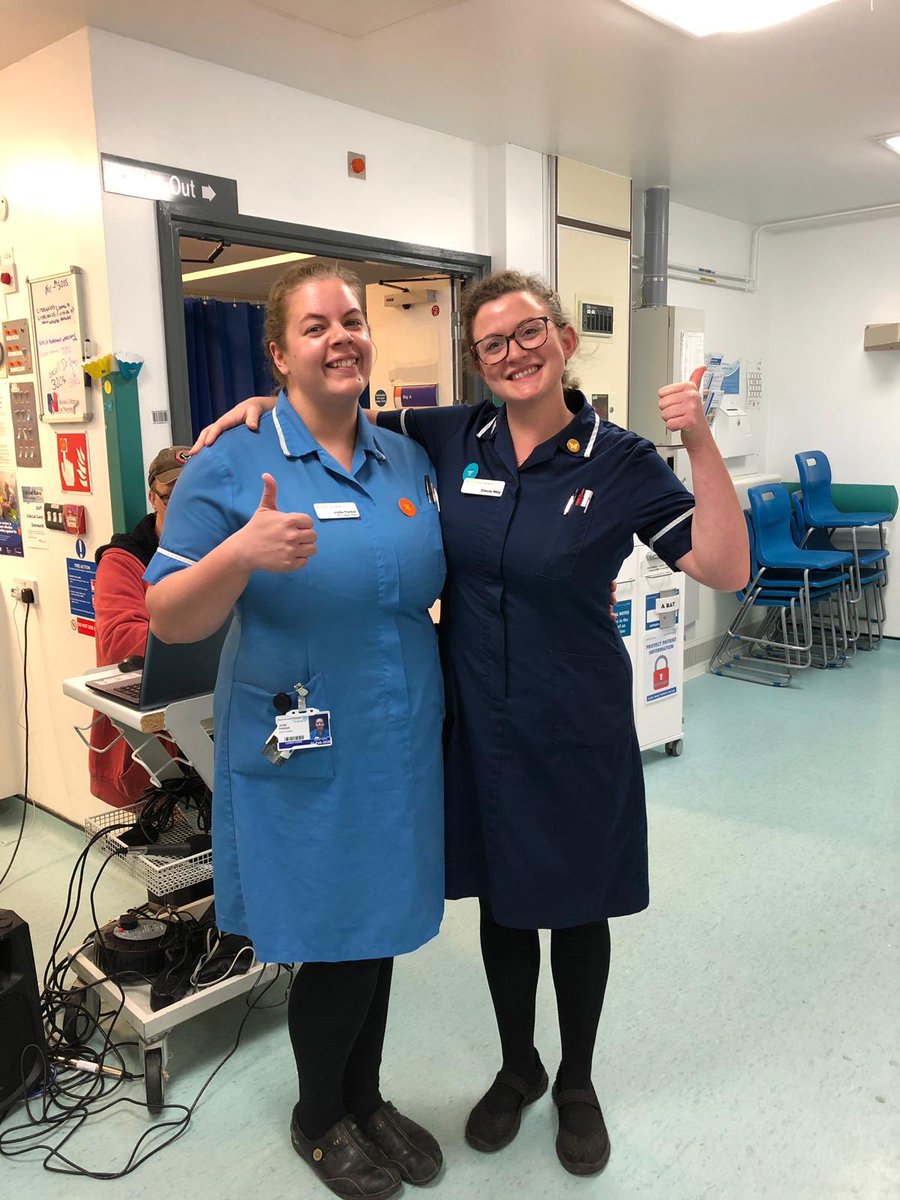 Elecia and Jodie listening to Radio CHBN