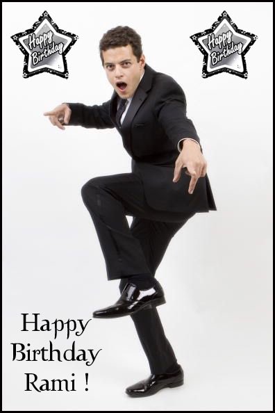 HaPpY bIrThDaY Rami Malek 38 today! Oscar winner!    