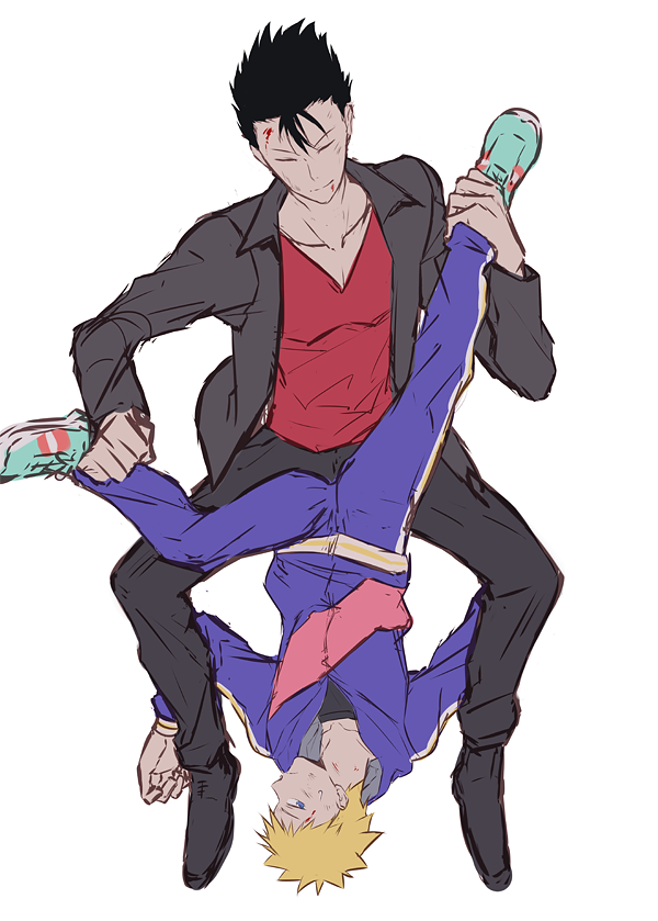 島テル 黒空 のイラスト