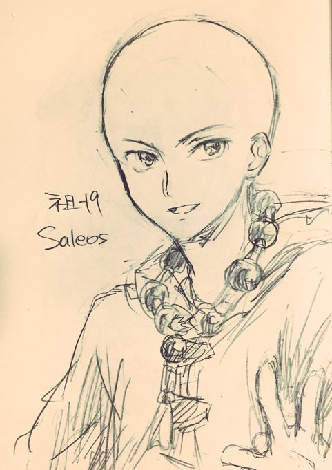 坊主頭のtwitterイラスト検索結果