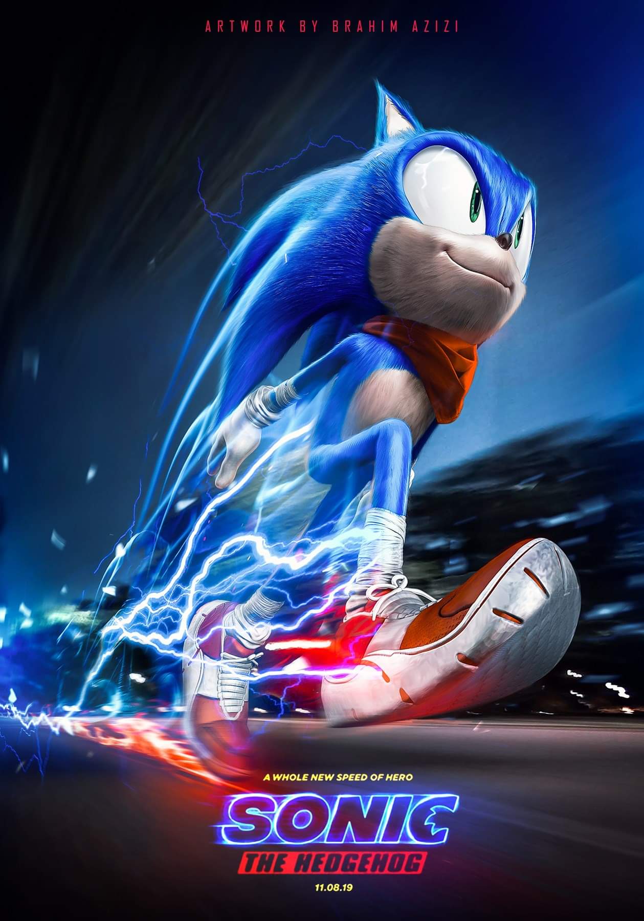 Sonic Movie 2 Poster  Hedgehog movie, Hedgehog art, Sonic heroes