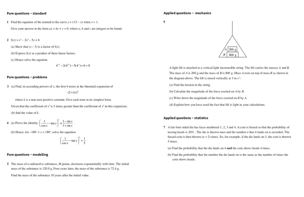 **3 days to go**

Find Question Sheet 8 + Solutions from our AS Level Maths Countdown at crashmaths.com/as-level-count…

 #mathschat