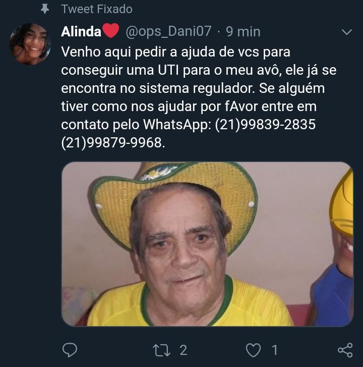 AlanMalaquiass's tweet photo. Bom dia Turma. Quem puder dar uma força ae... O Vovozinho precisa ser encaminhado para UTI. Contatos abaixo. Se der um RT já está ajudando. @wilsonwitzel @Flamengo @VascodaGama @Botafogo @Baixada_RJ @FluminenseFC https://t.co/TAyJsoZ9Qf