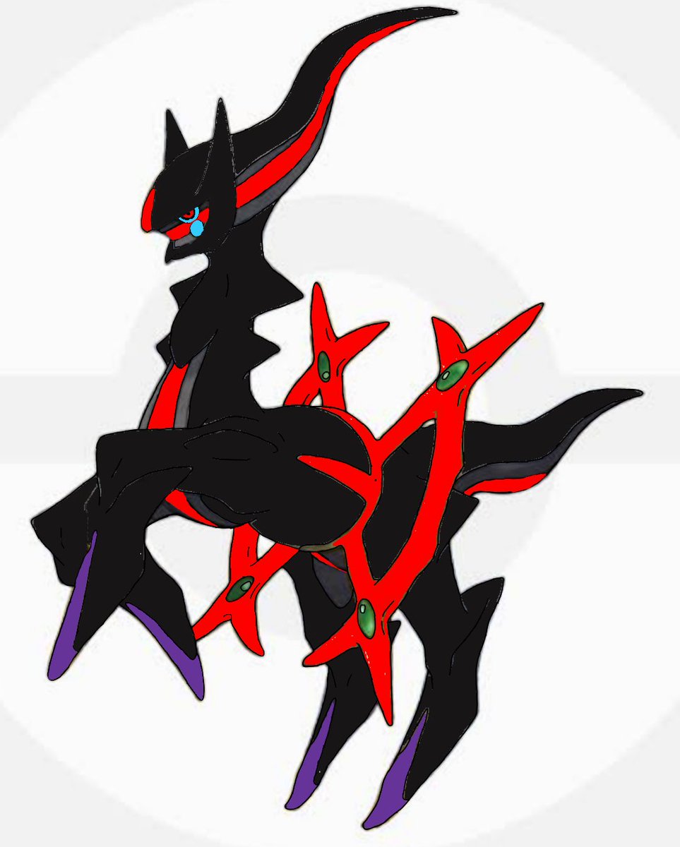 Team しめさば ポケモンgo 早くアルセウスに会いたいので イメージを変えて塗ってみました ポケモンgo アルセウス