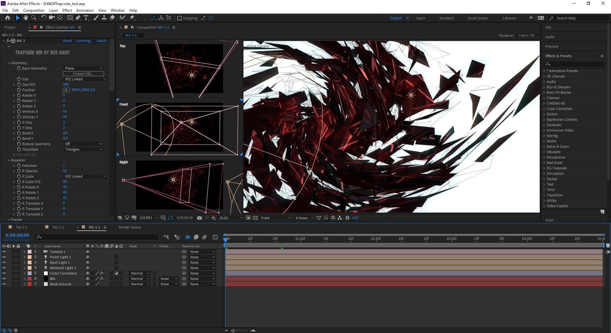 siei_1221's tweet image. MirとShineで作ったチョコレートっぽい何か

#aftereffects #trapcode #trapcodemir #trapcodeshine