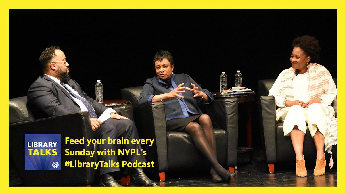 nypl's tweet image. On new #LibraryTalks: Dr. Carla Hayden (@LibnOfCongress) talks with U.S. Poet Laureate Tracy K. Smith and @SchomburgCenter Director Kevin Young (@deardarkness).
Spotify: on.nypl.org/2HiRAzD
Google Podcasts: on.nypl.org/2Hil68i
Apple Podcasts: on.nypl.org/2VuyKzi