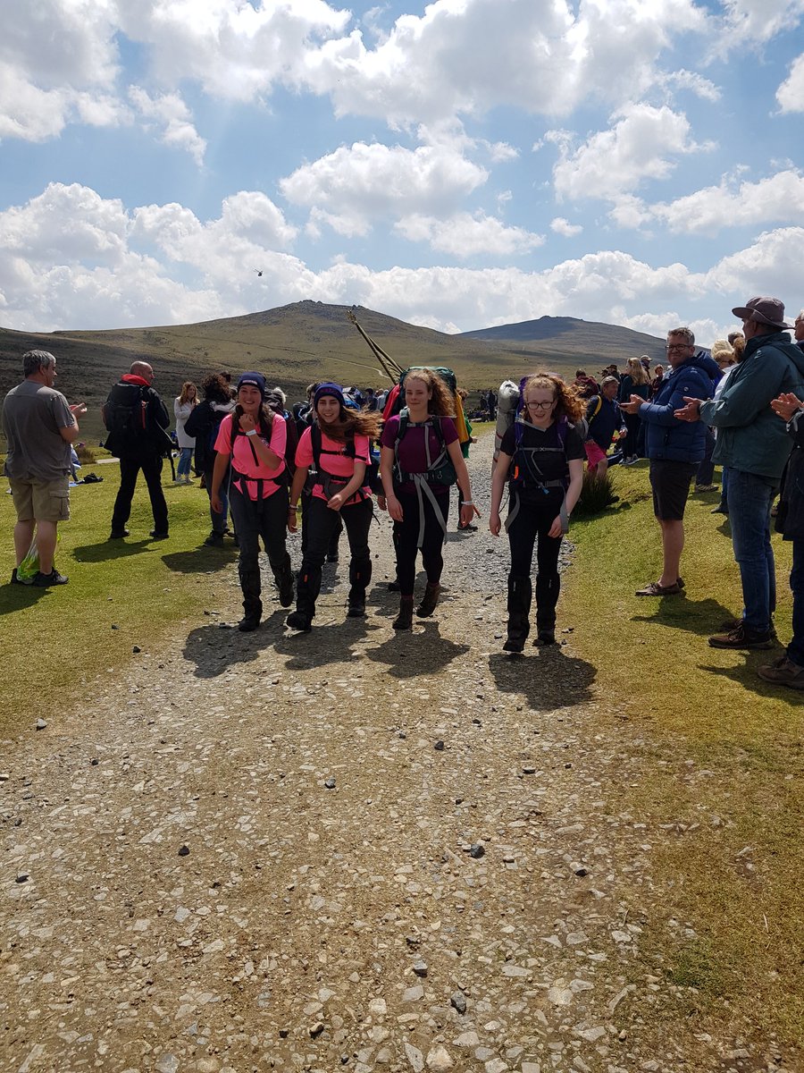 MissLGillespie's tweet photo. @ChewValleySch @ChewValleyPE Lucy and Chloe coming in with the Mid Devon Explorer Scouts. Well done girls!! https://t.co/chQf3VnePa