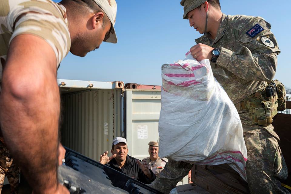 CJTFOIR's tweet photo. #TaskGroupTaji 8 provided heat mitigation equipment to the School of Infantry NCO 2. The equipment will enable the school to more effectively run training during hotter months. To date, more than $2.5B worth of support has been provided to the #ISF. https://t.co/1T5hOXLz7v