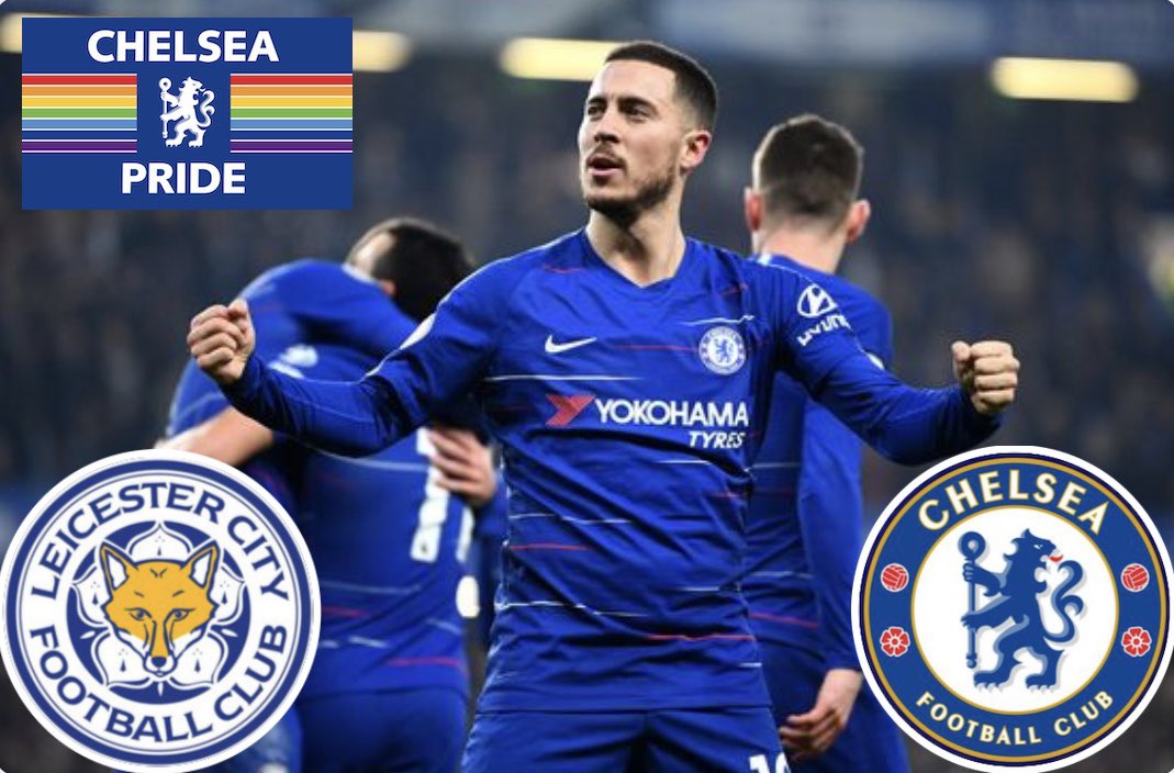 ChelseaPride_'s tweet photo. #LEICHE #THEMIGHTYCFC Today we say a big hello to our friends @FoxesPride Let’s make it a @ChelseaFC day 3 points and strong finish to the season. https://t.co/MNAgjMFMUt