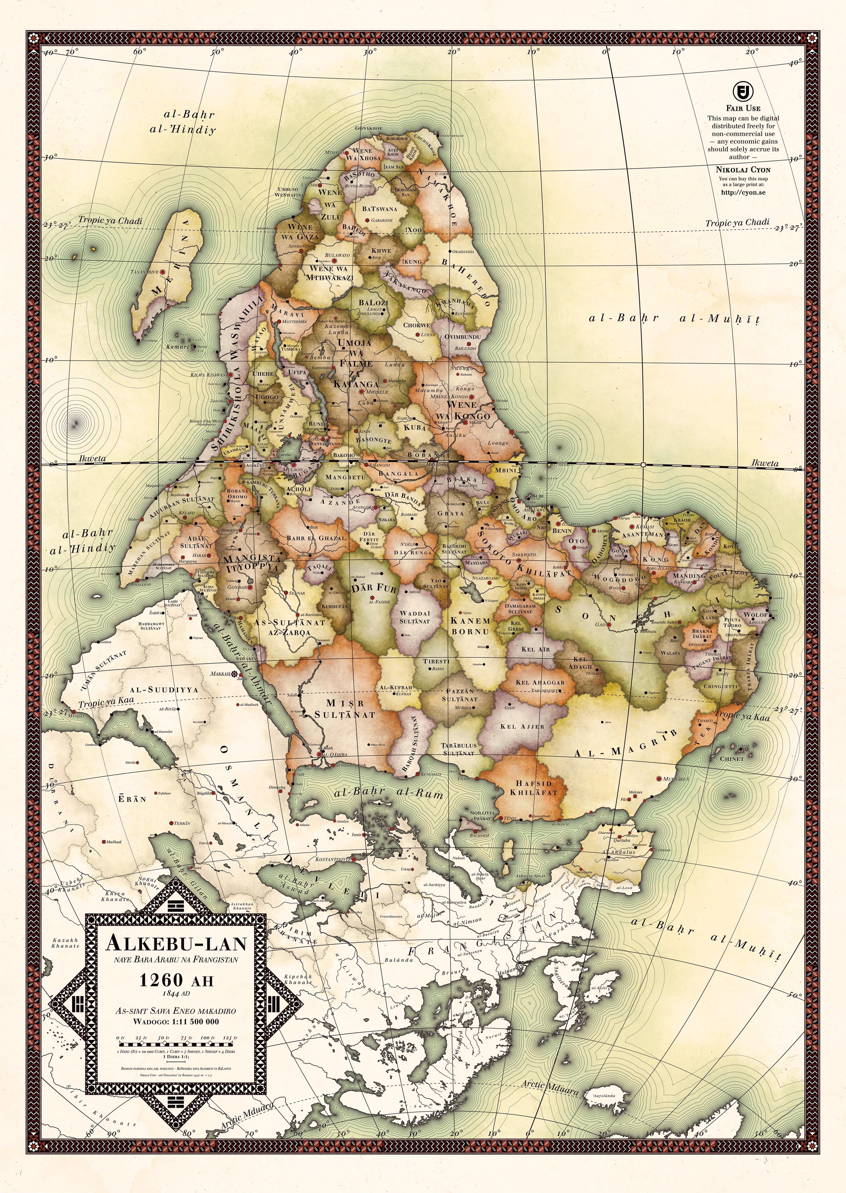 Alternative Map Of Africa Onlmaps On Twitter: "Alternative History: If Africa Had Never Been  Colonized #Map #Maps Https://T.co/Owribdx4Kg" / Twitter