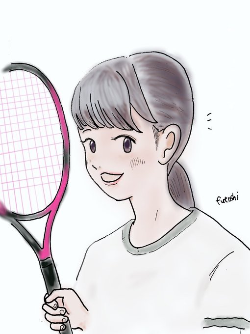 テニス女子のtwitterイラスト検索結果 古い順