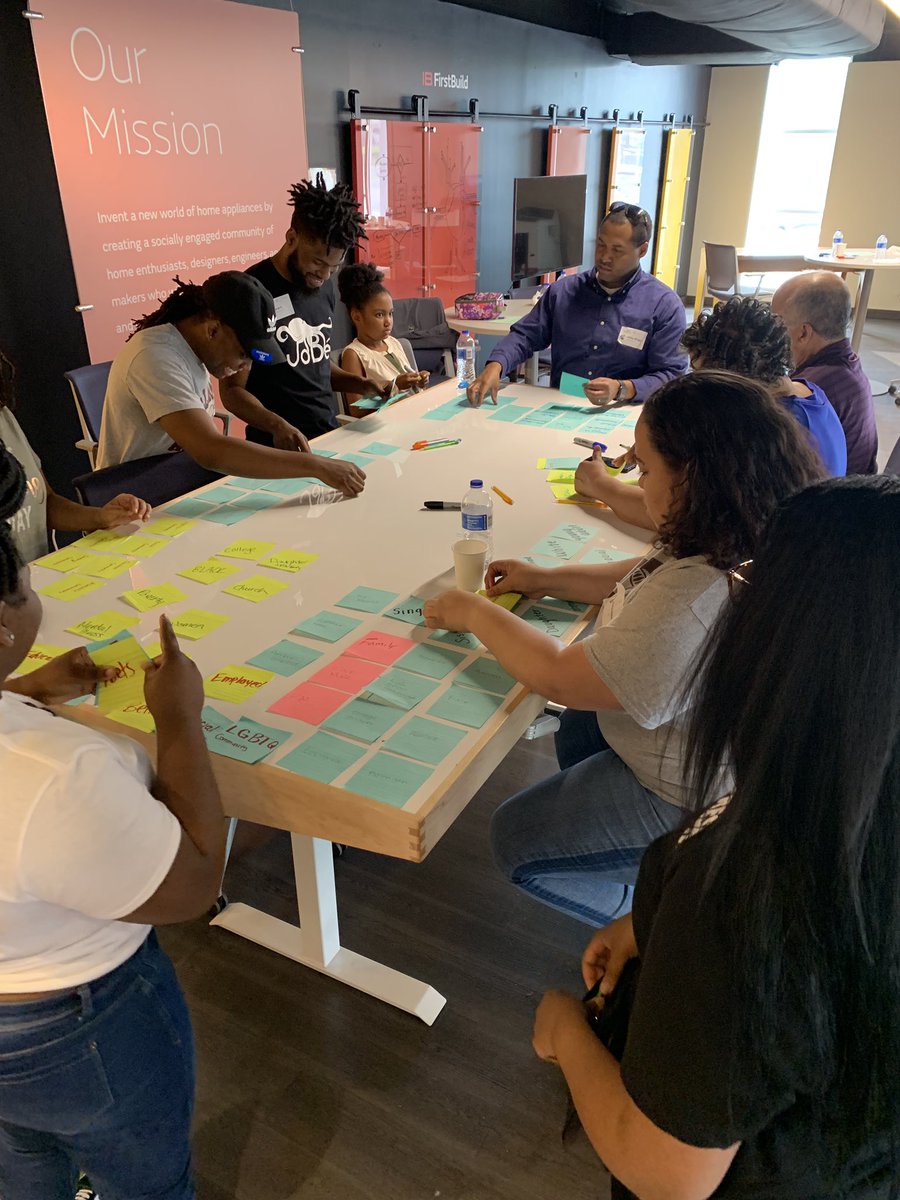 TECH_nique_Inc's tweet photo. Great experience yesterday beta-testing our summer program at @firstbuild! Design-thinking, critical thinking, app prototyping, and laser-cutting! Thank you to all who came out! @amjazz27 @sagehoops @HiGHjump_higher #STEMexperience #disruptthedigitaldivide https://t.co/NTAgohvksQ