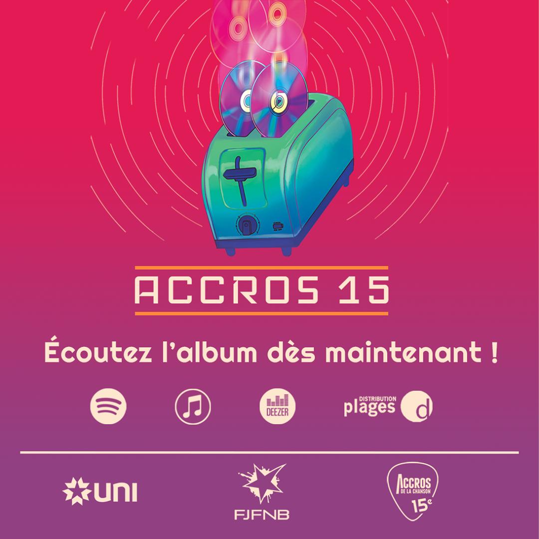 ACCROS 15 💿
L'album des finalistes d'#accros15 est maintenant disponible! 
▶️ Retrouvez-le ici: linktr.ee/accrosdelachan…