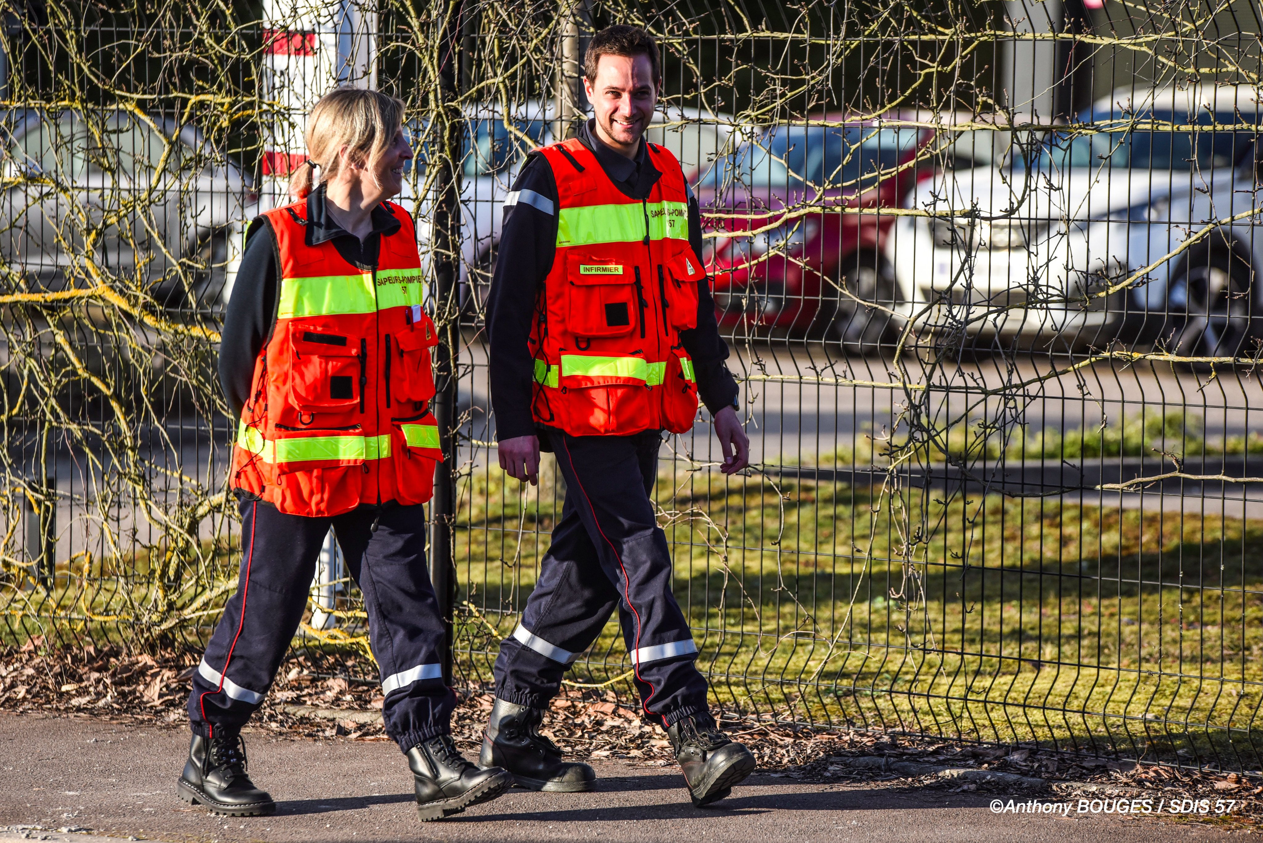 gilet infirmier sapeur pompier