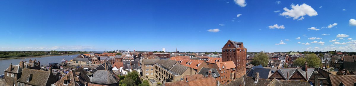 incredible view from the top of Clifton House #KingsLynn @hansefestival @WestNorfolkBC