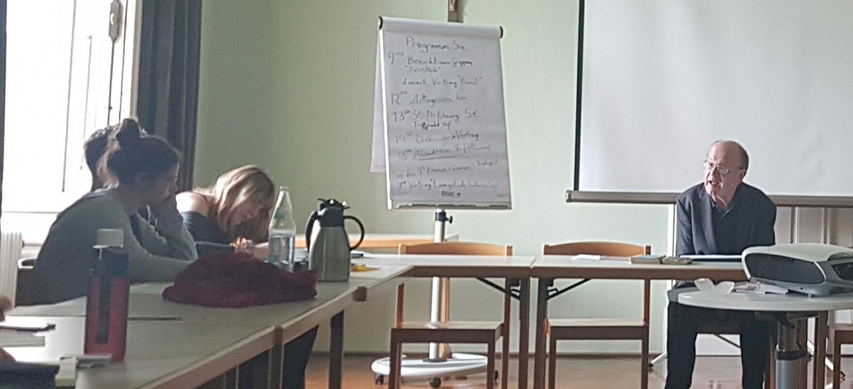 Immanuel Kant-Samstag im philosophisch-theologisch-biologischen Seminar/Stift Zwettl (ptb.univie.ac.at) mit Univ.-Prof. Dr. Rudolf Langthaler zum Thema "Was ist der Mensch?"#UniWien