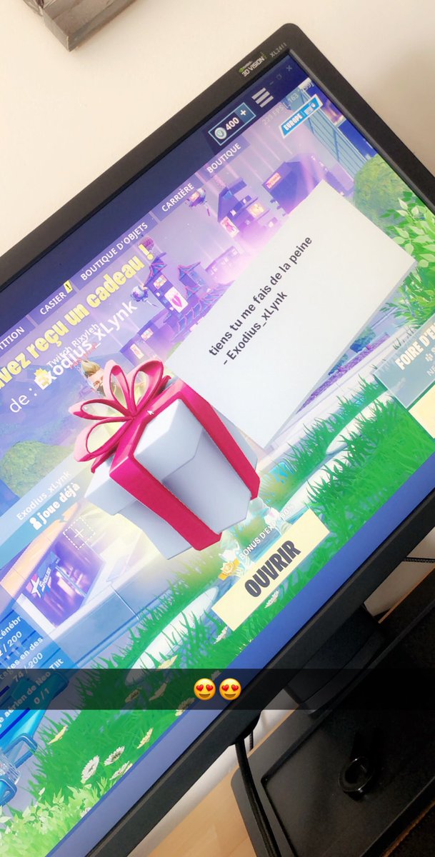 N’hésitez pas à aussi mettre mon code créateur : Twitch-Rixyleh 
Bisous 😘