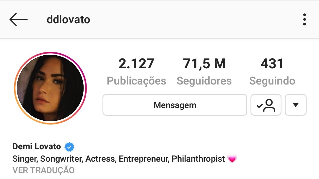 portallovato's tweet photo. JÁ SINTO CHEIRO DE NOVA ERA!!! Demi Lovato removeu o link de "Sober" e a conta da "Tell Me You Love Me Tour" da sua bio no instagram https://t.co/q2BsovryNS