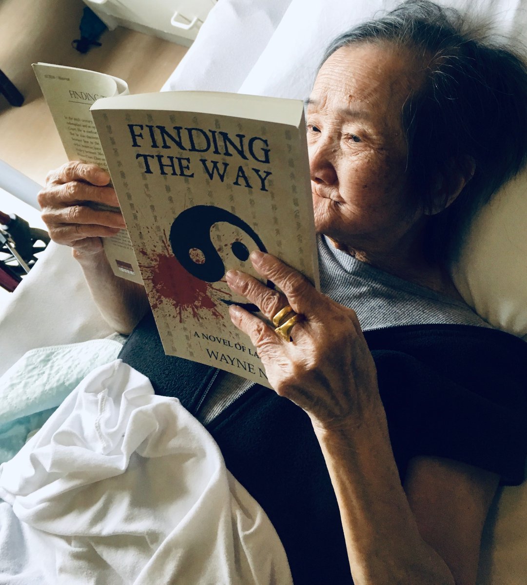WayneNgWrites's tweet photo. Finding the Way on #MothersDay. My Momma can't read English, but she still can't put it down.
#FindingLaoTzu https://t.co/kmM4RKTFEJ