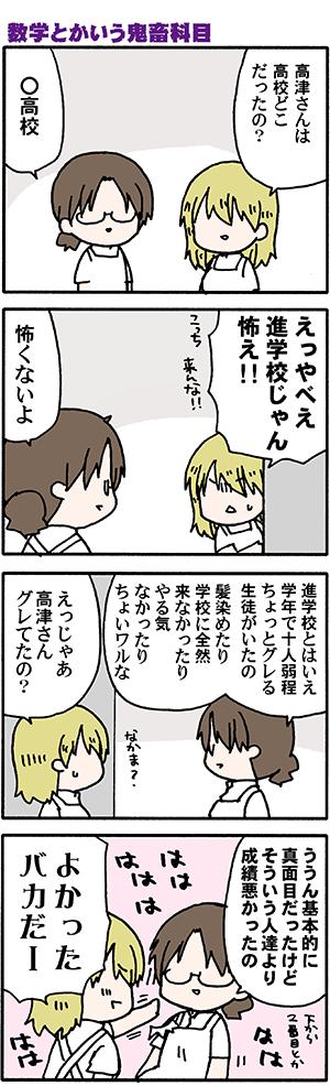 昔のファミレスバイトのまんがです(4本(高津カリノ #高津過去の漫画 