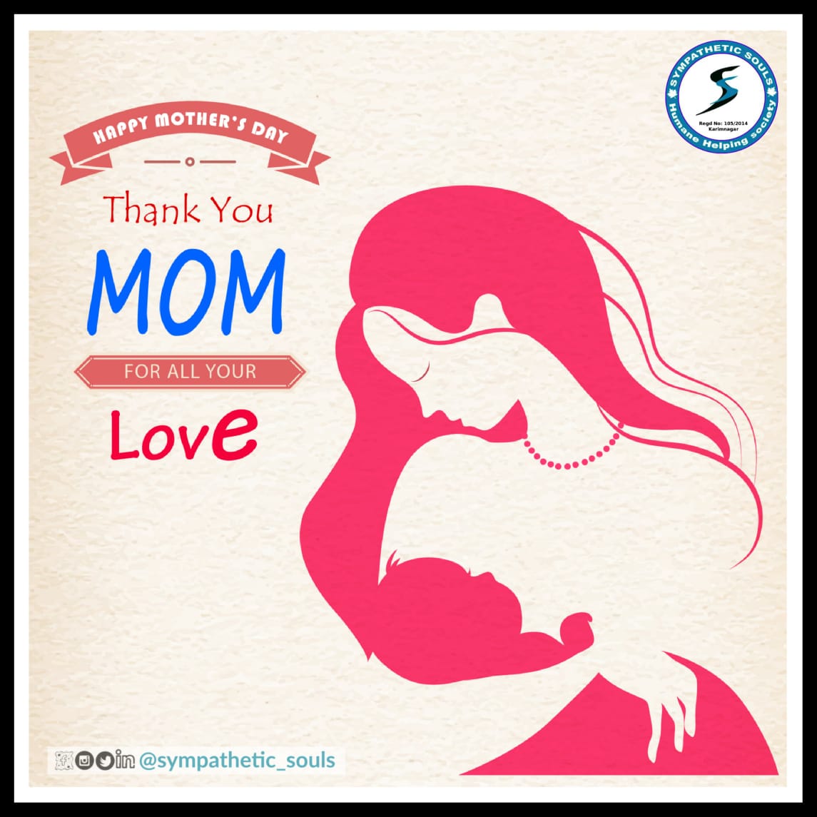 HumaneSouls's tweet photo. #HappyMothersDay 
#mom #mother #MothersDay2019 
#sshs #sshskarimnagar https://t.co/uez0vDXQfz