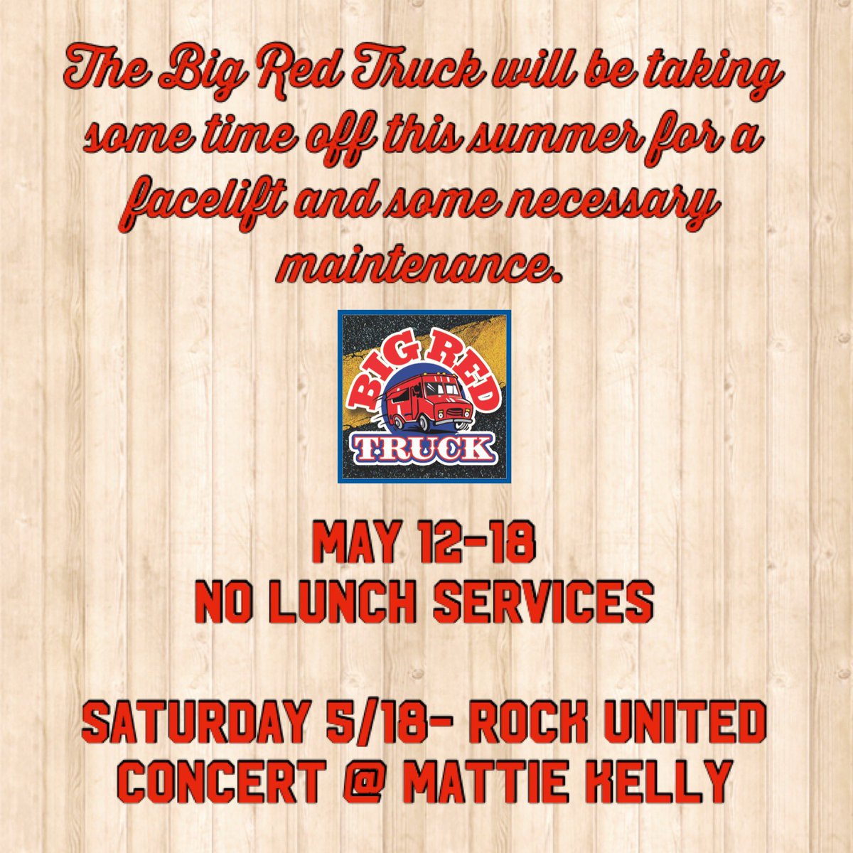 🚩Switching gears! Please come see us at BIG Red Grill <a href="/BIGREDGRILLDSTN/">BIGREDGRILLDESTIN</a> all summer long! 😄