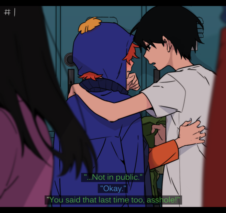 cryle_19's tweet photo. #cryle #cryleweek Day1－Headcanons
A kiss https://t.co/LHKnUqnLo4