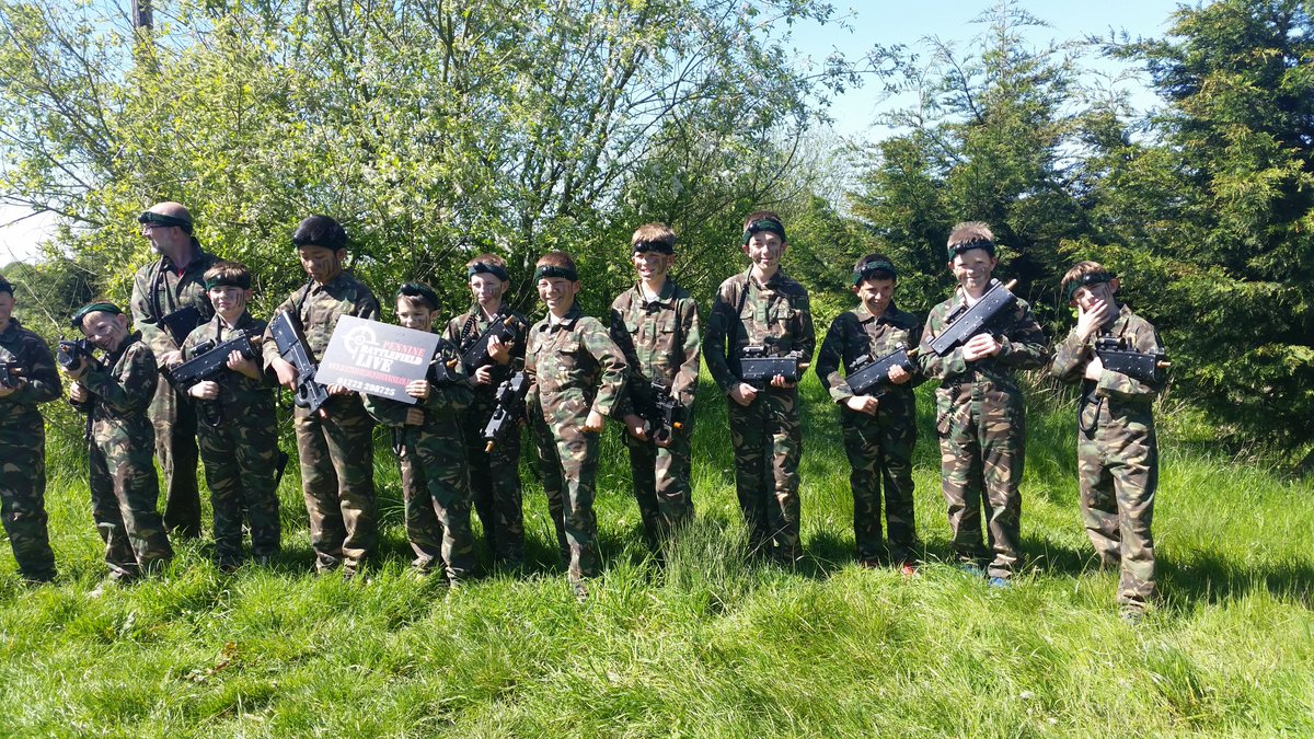 CHews26's tweet photo. @NewfoldYear6 letting off steam ahead of SATs week Battlefield Live #combat#fun https://t.co/WnQ8YRczgA