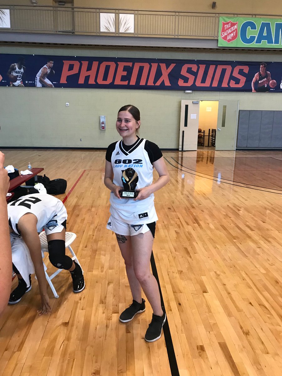 This girl will be in Huston May 17-19 for basketball tournament.. with her team such an amazing team they play well together..#602ladynation