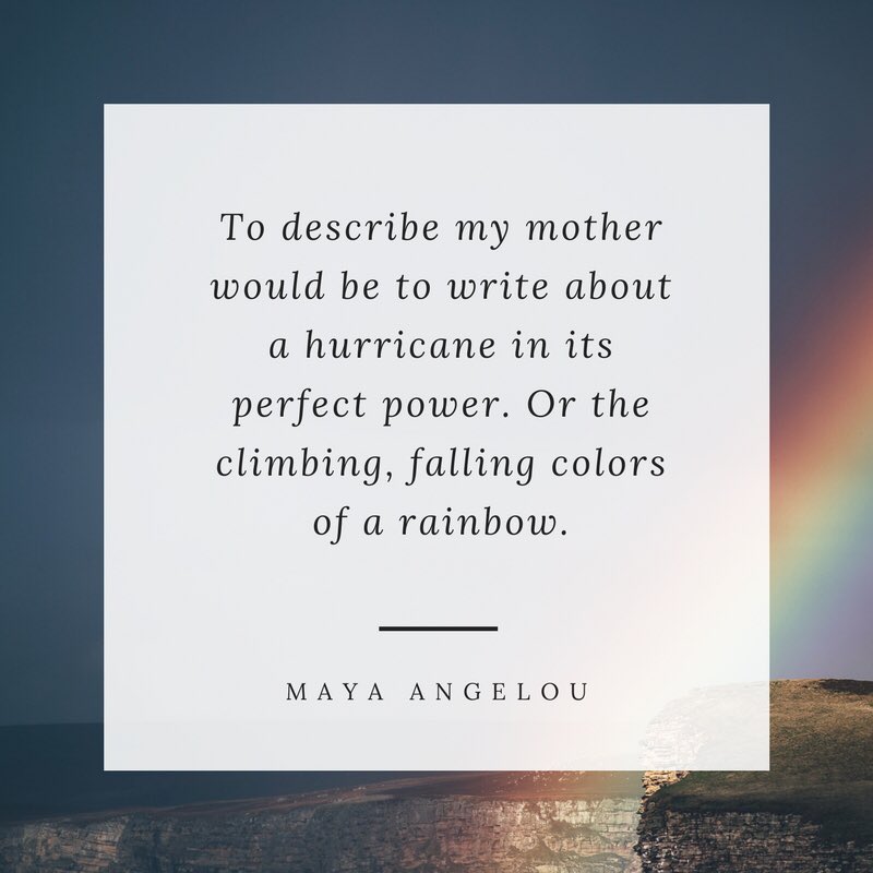 Happy Mother’s Day! 
#mayaangelou #mothersday #quote #quoteoftheday #happymothersday #love #momsday #momsupport #MothersLoveIsReal #MayaAngelouquotes #wellsaid
