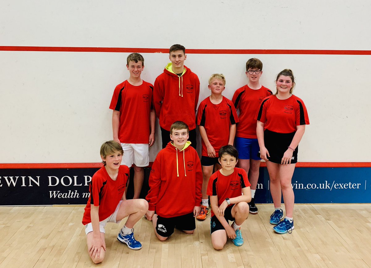 Well done to the <a href="/NA_Squash/">Newton Abbot Squash</a> kids this weekend. A team narrowly losing  in the A Final to national champs <a href="/wycliffesquash/">wycliffesquash</a> (great match guys) and our B team also runners up in the B Grade. 👍🏆🏆thanks <a href="/exetergcc/">Exeter Golf & Country Club</a> and <a href="/devonandexeter/">Devon & Exeter SRC</a> for hosting