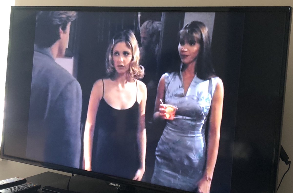 S2 E5 Reptile BoyAlso didn't she specifically ask Buffy not to wear black? How will she ever active permanent prosperity now??? #BuffyFirstWatch