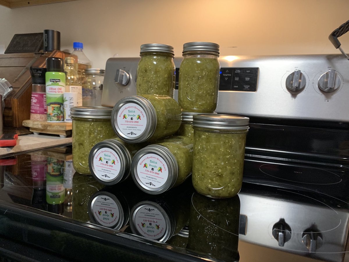 Smoked Salsa Verde, new to my Salsa Collection!!!