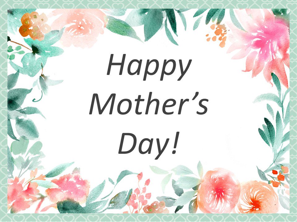 Happy Mother's Day! Wishing all of you amazing mamas the most wonderful day! You deserve it!